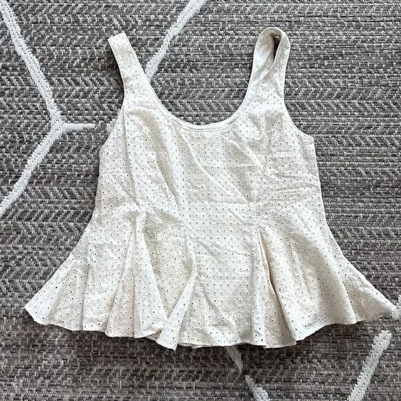 Rebecca Taylor Eyelet Tank Sz 4